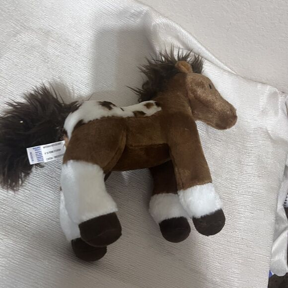 Aurora Spotted Appaloosa Horse & Douglas Brown Lot of 2 Plush stuffed animals - Picture 9 of 13